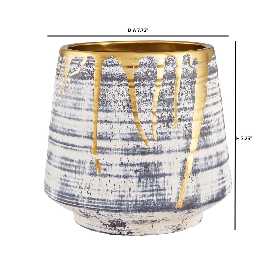 Athenian Planter | Beige | Black