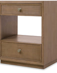 Sonnet - Two-Drawer Nightstand - Dark Gray