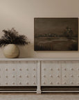 Ode - Framed Painting - Dark Brown