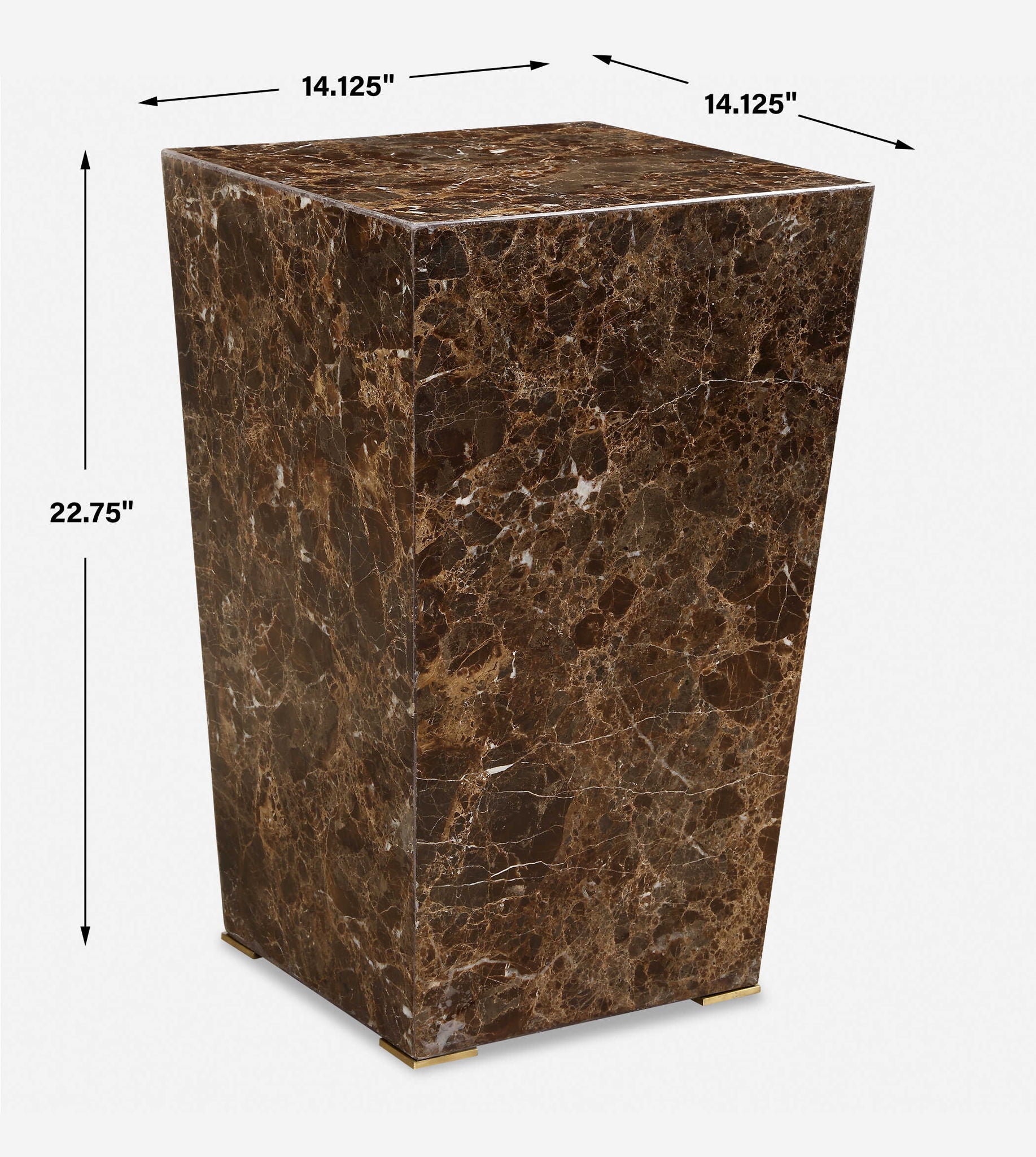 Poe - Marble Accent Table