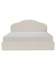 Maggie - King Storage Bed - Cream
