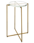 Star-Crossed - Glass Accent Table - Gold