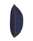 Terranea - Indoor/Outdoor Gulf Pillow - Dark Blue/Red