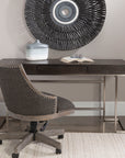 Claude - Modern Oak Desk - Dark Gray