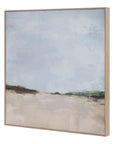 Grasslands - Framed Painting - White