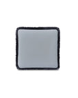 Yasmin - Square Cushion Faux Mohair - Light Blue