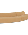Naomi - 2 Piece Convex Modular Sectional - Golden Yellow