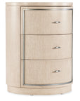 Nouveau Chic - Round Nightstand - Light Brown