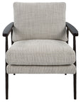 Sebastian - Cast Iron Accent Chair - Gray