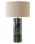 Loch - Green Glaze Table Lamp