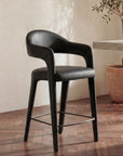 Martens - Counter Stool Leather - Black