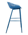 Piazza - Outdoor Barstool Barstool (Set of 2) - Blue