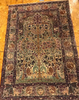 Antique Tree of Life Kerman Rug 34559