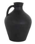 Lyra - Terracotta Vase - Black
