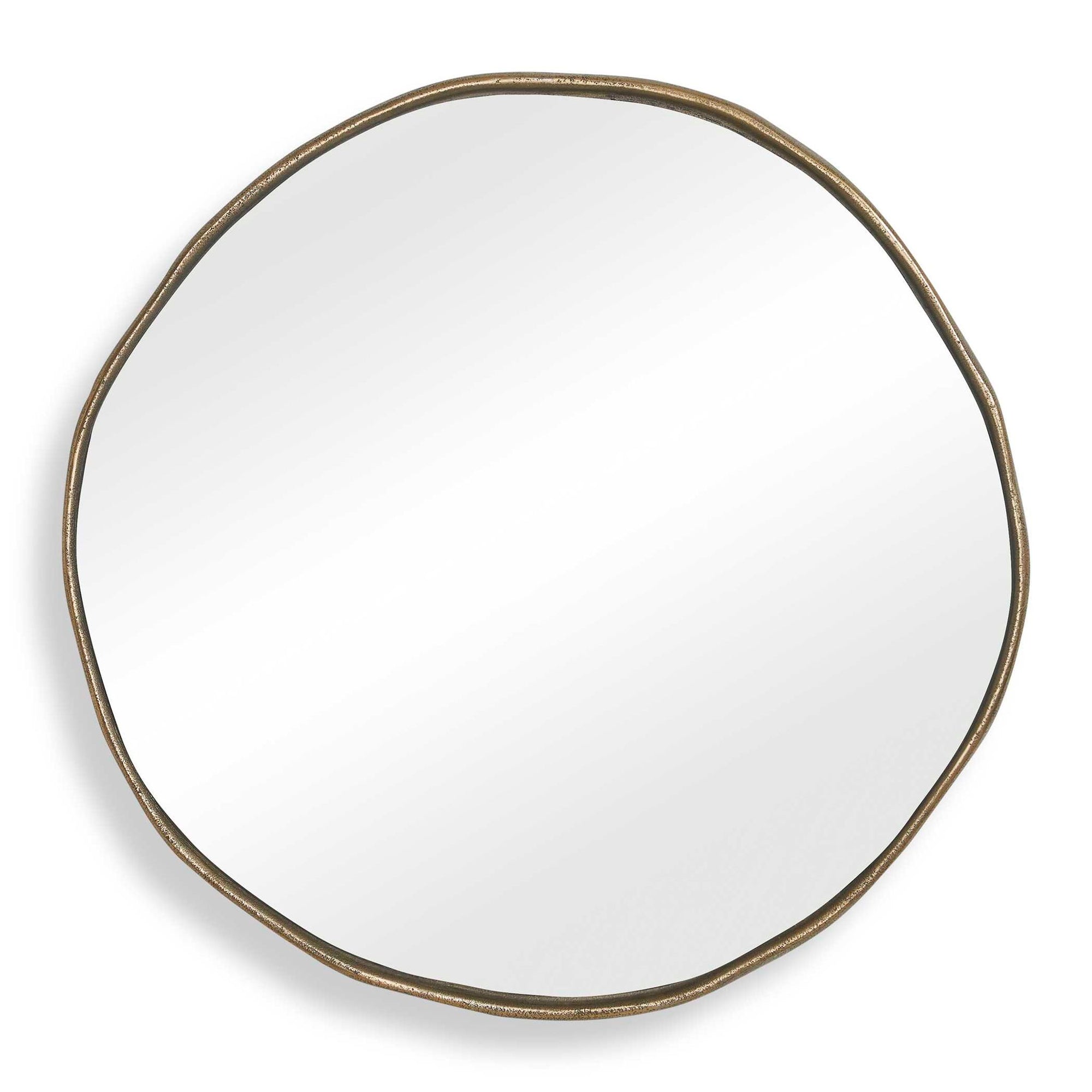 Lowen - Round Mirror - Brass