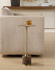 Verlin - Brass Drink Table - Black