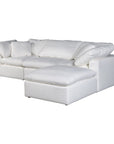 Terra - Livesmart Fabric Condo Lounge Modular Sectional - Cream
