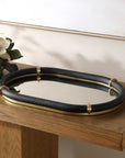 Cyprus - Oval Tray - Black