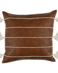 La Dolce Vita - DV Ezekiel Vegan Leather Pillow - Brown