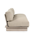 Livia - Teak Outdoor Sofa - Taupe