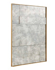 Rally - Oversized Antiqued Mirror - Brass / Gold