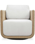 Santorini - Outdoor Swivel Lounge Chair - Brown