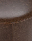 Clair - Leather Round Table