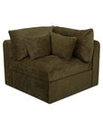 Swift - Corner Chair - Dark Green
