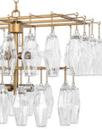 Tressia - Chandelier - Brass
