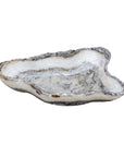 Lunara - Indoor-Outdoor Stone Bowl - Gray / White