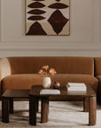 Amada - Framed Painting - Beige