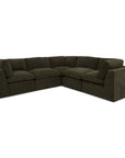 Cates - Classic L Modular Sectional - Dark Green
