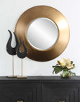 Contessa - Round Mirror - Gold