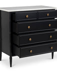 Eleanor - 5 Drawer Chest - Black