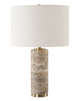 Cortado - Travertine Table Lamp