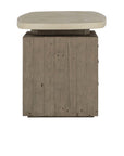 Angus - Solid Wood Desk - Distressed Gray / Antique White