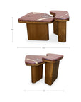Abi - Nesting Coffee Table - Levante Marble