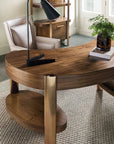 Eleana - Writing Desk - Medium Wood