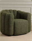 Lenoir - Upholstered Swivel Chair - Green