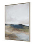 Prairie's Edge - Landscape Canvas - Blue / Gray / Green / White