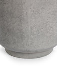 Sania - Outdoor Round Accent Table - Dark Gray