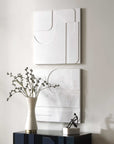 Contours - White Wall Decor (Set of 2)