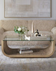 Farrington - Modern Coffee Table - Light Brown
