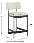 Apsley - Counter Stool - Black