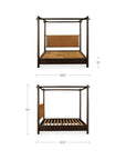 Devin - King Bed - Brown