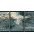 Bravo - 72" x 36" Painting By Buddy Whitlock (Set of 3) - Black