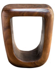 Loophole - Wooden Accent Stool - Light Brown