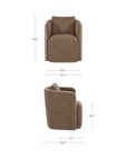 Cecil - Dining Chair - Dark Brown