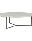 Chloe - Marble Coffee Table - White