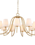 Seville - 9 Light Chandelier - Gold